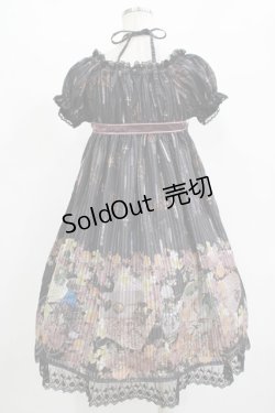 画像3: ALICE and the PIRATES / Victorian tear bottle柄ワンピース Free ブラック H-25-11-01-013-PA-OP-NS-ZH