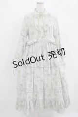 Another Walker（海外ロリータブランド） / 花柄ワンピース L グリーン H-25-11-01-016-PU-OP-NS-ZH