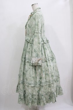 画像2: Another Walker（海外ロリータブランド） / 花柄ワンピース L グリーン H-25-11-01-016-PU-OP-NS-ZH