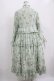 画像3: Another Walker（海外ロリータブランド） / 花柄ワンピース L グリーン H-25-11-01-016-PU-OP-NS-ZH (3)