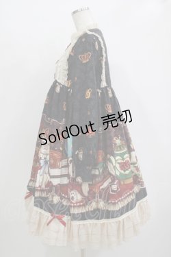 画像2: 豹了个猫(OCELOT)（海外ロリータブランド） / ヨーク切替ワンピース M ブラック H-25-11-01-017-LO-OP-NS-ZH