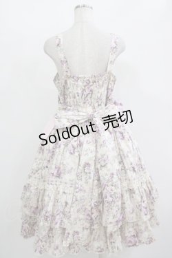 画像3: metamorphose / 【プラスサイズ】メアリーはしごレースジャンパースカート プラスサイズ アンティークラベンダー H-25-11-01-018-ME-OP-NS-ZH