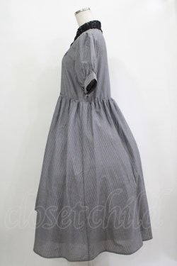 画像2: m petit by misako / ストライプワンピース M グレー H-25-11-01-020-LO-OP-NS-ZH