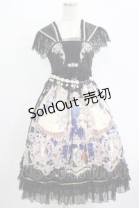 Grove Deer（海外ロリータブランド） / ジャンパースカート M ブラック H-25-11-01-022-LO-OP-NS-ZH