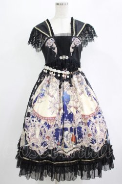 画像1: Grove Deer（海外ロリータブランド） / ジャンパースカート M ブラック H-25-11-01-022-LO-OP-NS-ZH