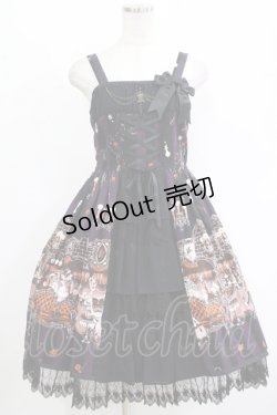 画像1: ALICE and the PIRATES / Rosy night’s Masquerade柄ジャンパースカートII Free パープル H-25-11-01-023-PA-OP-NS-ZH
