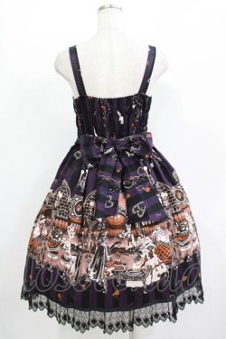 画像3: ALICE and the PIRATES / Rosy night’s Masquerade柄ジャンパースカートII Free パープル H-25-11-01-023-PA-OP-NS-ZH