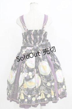 画像3: metamorphose / 花鹿の万華鏡タックジャンパースカート Free 黒檀 H-25-11-02-1002-ME-OP-NS-ZH