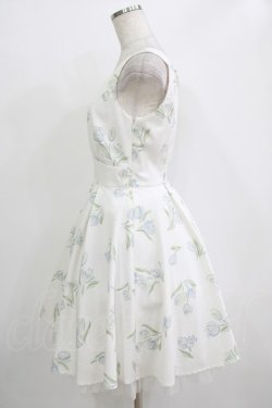 画像2: Secret Honey / チューリップ柄ワンピース Free オフ H-25-11-02-1027-CA-OP-NS-ZH