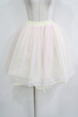 画像1: E hyphen world gallery / チュールスカート Free ピンク H-25-11-02-1028-LO-SK-NS-ZH