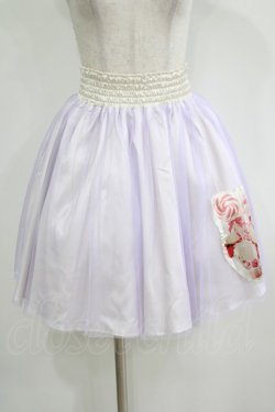 画像1: E hyphen world gallery / チュールスカート Free ラベンダー H-25-11-02-1029-LO-SK-NS-ZH