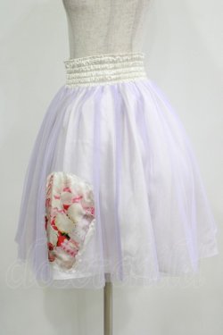 画像2: E hyphen world gallery / チュールスカート Free ラベンダー H-25-11-02-1029-LO-SK-NS-ZH