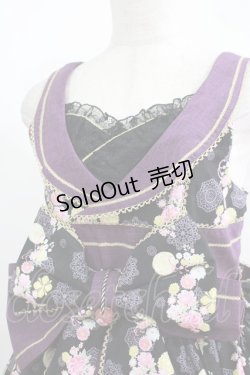 画像4: metamorphose / 花鹿の万華鏡タックジャンパースカート Free 黒檀 H-25-11-02-1002-ME-OP-NS-ZH