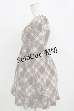 画像2: LIZ LISA / チェックチュニック Free ブラウン H-25-11-02-1030-LO-TO-NS-ZH