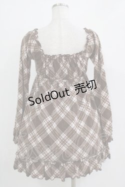 画像3: LIZ LISA / チェックチュニック Free ブラウン H-25-11-02-1030-LO-TO-NS-ZH