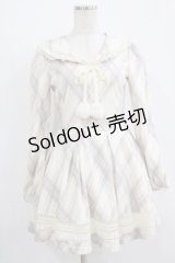 LIZ LISA / チェックセーラーワンピース Free オフ/グレー H-25-11-02-1031-LO-OP-NS-ZH