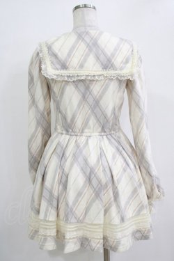 画像3: LIZ LISA / チェックセーラーワンピース Free オフ/グレー H-25-11-02-1031-LO-OP-NS-ZH