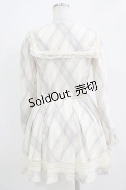 画像3: LIZ LISA / チェックセーラーワンピース Free オフ/グレー H-25-11-02-1031-LO-OP-NS-ZH