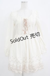 LIZ LISA / スカラップ刺繍ワンピース Free オフ H-25-11-02-1032-LO-OP-NS-ZH