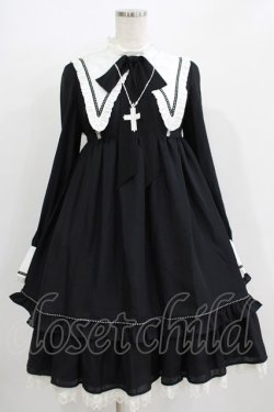 画像1: Angelic Pretty / Innocent Chorusワンピース Free ブラック H-25-11-02-1003-AP-OP-NS-ZH