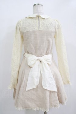 画像3: LIZ LISA / ウエストリボンワンピース Free 生成り H-25-11-02-1033-LO-OP-NS-ZH