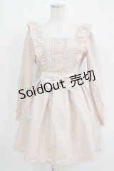 LIZ LISA / フロントリボンワンピース Free ピンクベージュ H-25-11-02-1034-LO-OP-NS-ZH