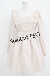 LIZ LISA / フロントリボンワンピース Free ピンクベージュ H-25-11-02-1034-LO-OP-NS-ZH