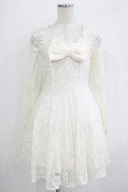 画像1: LIZ LISA / レースリボンワンピース Free オフ H-25-11-02-1037-LO-OP-NS-ZH