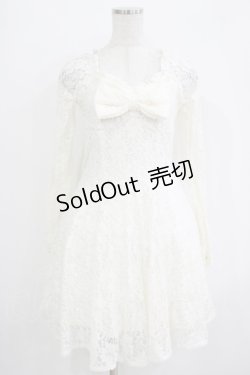 画像1: LIZ LISA / レースリボンワンピース Free オフ H-25-11-02-1037-LO-OP-NS-ZH