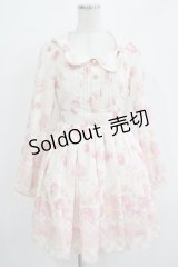 LIZ LISA / LIZ LISA×マイメロディコラボ第5弾/メロメロストロベリーフラワーワンピース Free オフ H-25-11-02-1038-LO-OP-NS-ZH