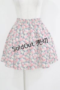 Fi.n.t / いちご柄スカート Free ネイビー H-25-11-02-1040-CA-SK-NS-ZH