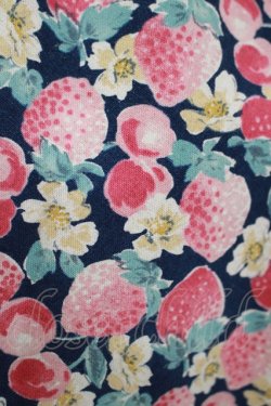 画像4: Fi.n.t / いちご柄スカート Free ネイビー H-25-11-02-1040-CA-SK-NS-ZH