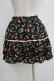 画像3: E hyphen world gallery / チェリー柄スカート Free ブラック H-25-11-02-1041-LO-SK-NS-ZH (3)