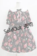Angelic Pretty / Royal Crown Berryワンピース Free ブラック H-25-11-02-1004-AP-OP-NS-ZH