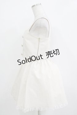 画像2: Ank Rouge / パールボタンビスチェ M オフ H-25-11-02-1043-CA-TO-NS-ZH