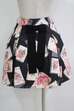 画像3: JESUS DIAMANTE / 新JAPON DOLLスカート 38 新トランプ薔薇ブラック H-25-11-02-1044-JE-SK-NS-ZH