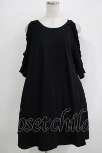 Ank Rouge / バックスピンドルカットワンピース M ブラック H-25-11-02-1045-CA-OP-NS-ZH