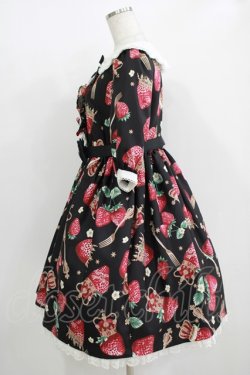 画像2: Angelic Pretty / Royal Crown Berryワンピース Free ブラック H-25-11-02-1004-AP-OP-NS-ZH
