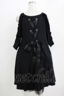 画像3: Ank Rouge / バックスピンドルカットワンピース M ブラック H-25-11-02-1045-CA-OP-NS-ZH