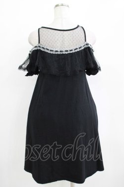 画像3: Ank Rouge / チュール切替カットワンピース M ブラック H-25-11-02-1047-CA-OP-NS-ZH