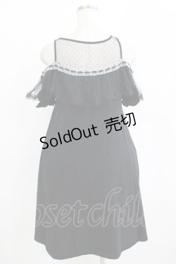 画像3: Ank Rouge / チュール切替カットワンピース M ブラック H-25-11-02-1047-CA-OP-NS-ZH