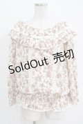 LIZ LISA / 花柄フリルトップス Free オフ H-25-11-02-1049-LO-TO-NS-ZH