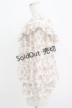 画像2: LIZ LISA / 花柄フリルトップス Free オフ H-25-11-02-1049-LO-TO-NS-ZH