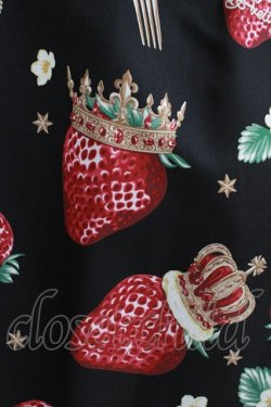 画像4: Angelic Pretty / Royal Crown Berryワンピース Free ブラック H-25-11-02-1004-AP-OP-NS-ZH