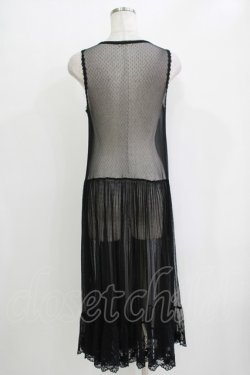 画像3: axes femme / ロングジレ付きカーディガン M ブラック H-25-11-02-1051-AX-TO-NS-ZH