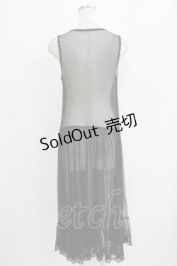 画像3: axes femme / ロングジレ付きカーディガン M ブラック H-25-11-02-1051-AX-TO-NS-ZH