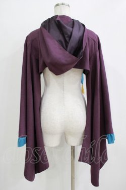 画像3: metamorphose / フード付き着物袖ボレロ Free パープル H-25-11-02-1052-ME-JA-NS-ZH