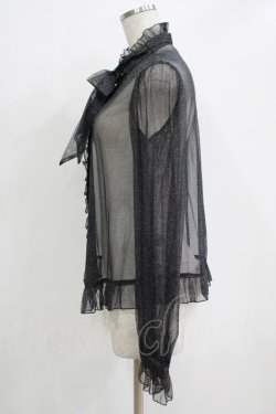 画像2: Angelic Pretty / Charming Girlブラウス(チュール) Free ブラック H-25-11-02-1053-AP-BL-NS-ZH