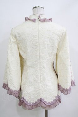 画像3: Hinana Queena / 菫の秘め事 チャイナ風ブラウス XL オフ/ラベンダー H-25-11-02-1054-PU-BL-NS-ZH