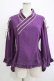 画像1: metamorphose / 着物合わせ風ブラウス サイズ1 パープル H-25-11-02-1055-ME-BL-NS-ZH (1)